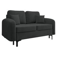 SCHLAFSOFA Venice Small - Schwarz, Holz/Textil (157/96/94cm) - MIRJAN24