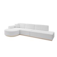 ECKSOFA Ottomane Links ARRIO-L2 - 328x171x83 cm Weiß - Weiß, Holzwerkstoff/Textil (328/171cm) - ALTDECOR