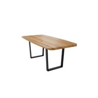MASSIVHOLZTISCH Danette 6 140x77x90 Esszimmertisch Wildeiche geölt - Wildeiche, Holz (140/77/90cm) - 58aufmkessel