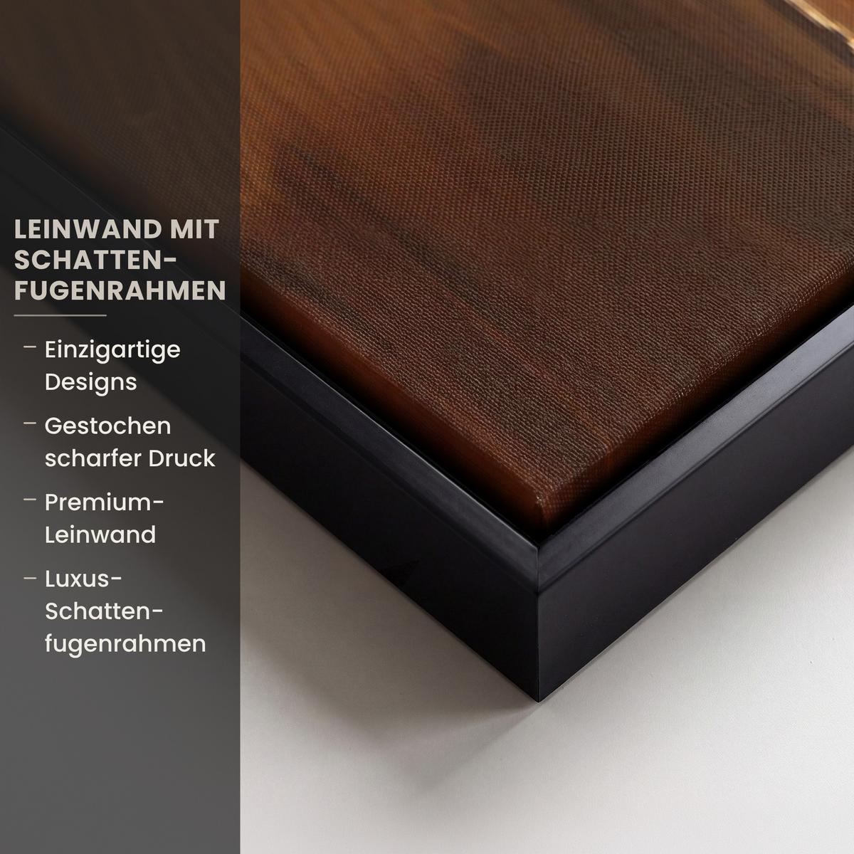 LEINWAND Bilder mit Rahmen - Stilleben - Kräuter - Gewürze - Früchte - Farbenfroh - 80x120 - Grün, Textil (80/120cm) - MuchoWow