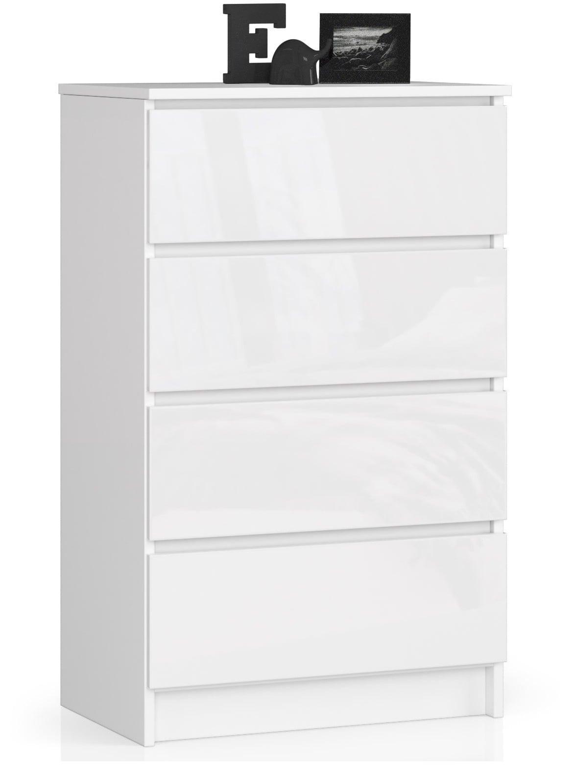 KOMMODE Weiß, Weiß Glanz 99/60/40 - Weiß, Holzwerkstoff (60/99/40cm) - RAUMHIRSCH FURNITURE