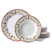 TAFELSERVICE Doppio bunt 12-tlg. - Multicolor, Keramik (2/2/2cm) - Ritzenhoff Breker