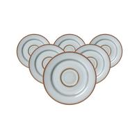 ESPRESSOUNTERTASSEN Portofino grau ø 12,5 cm 6er Set - Grau, Keramik (12.5cm) - Ritzenhoff Breker