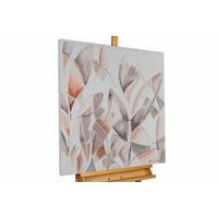 ACRYLBILD HANDGEMALT 80/80 cm - Taupe/Grau, Holz/Textil (80/80cm) - KUNSTLOFT