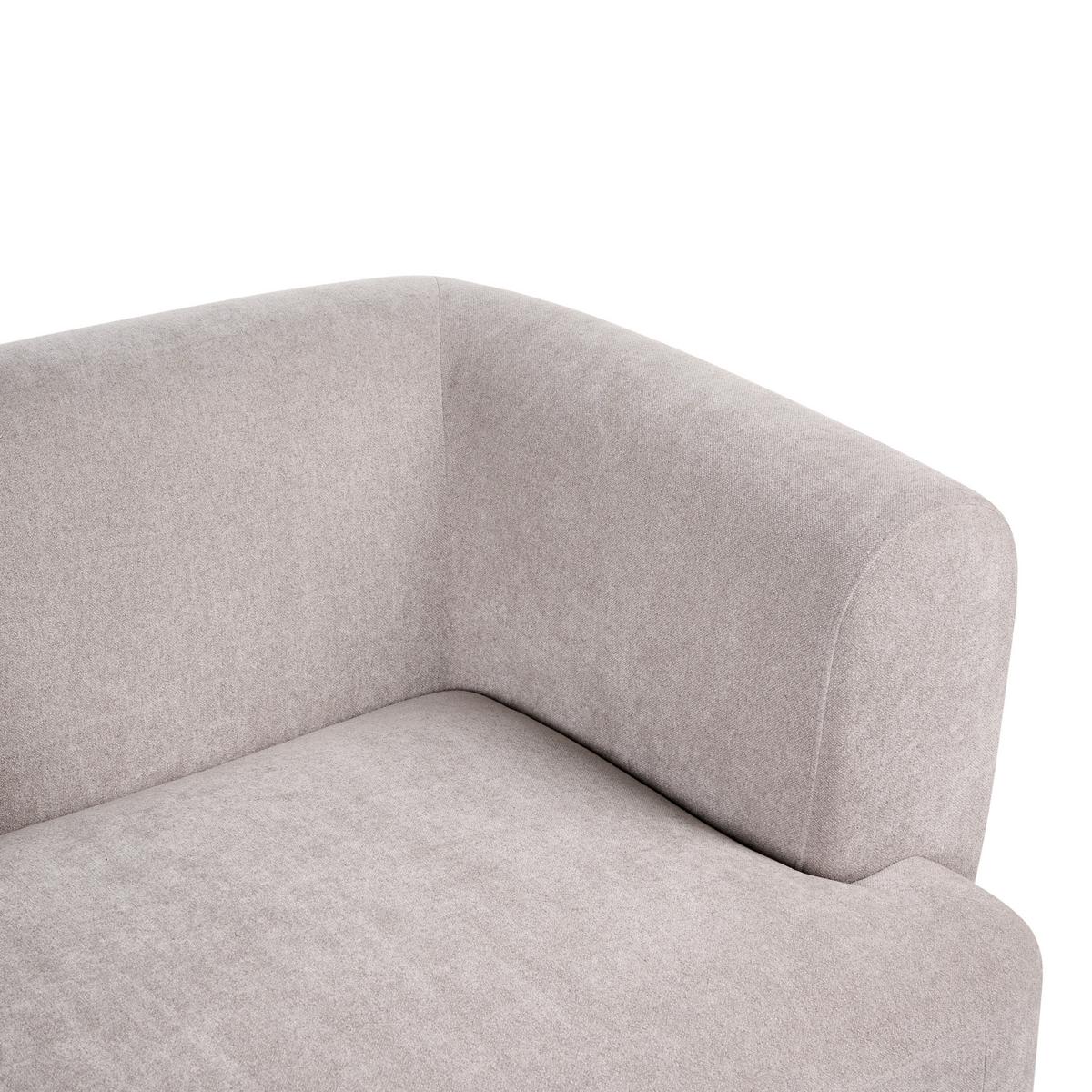 3-SITZER-SOFA Stoff Beige Hogbo - Beige, Textil (180/73/93cm) - Beliani