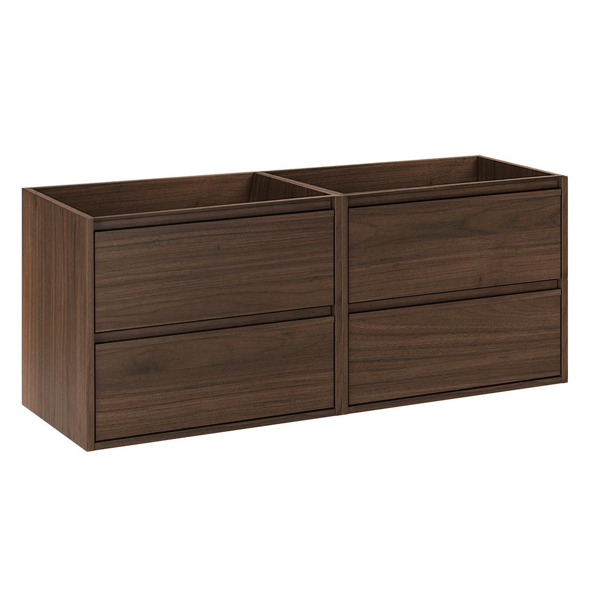 WASCHTISCHUNTERSCHRANK 120cm Edmé Holz - Dunkelbraun, Holzwerkstoff (120/50/46cm) - Petits-meubles