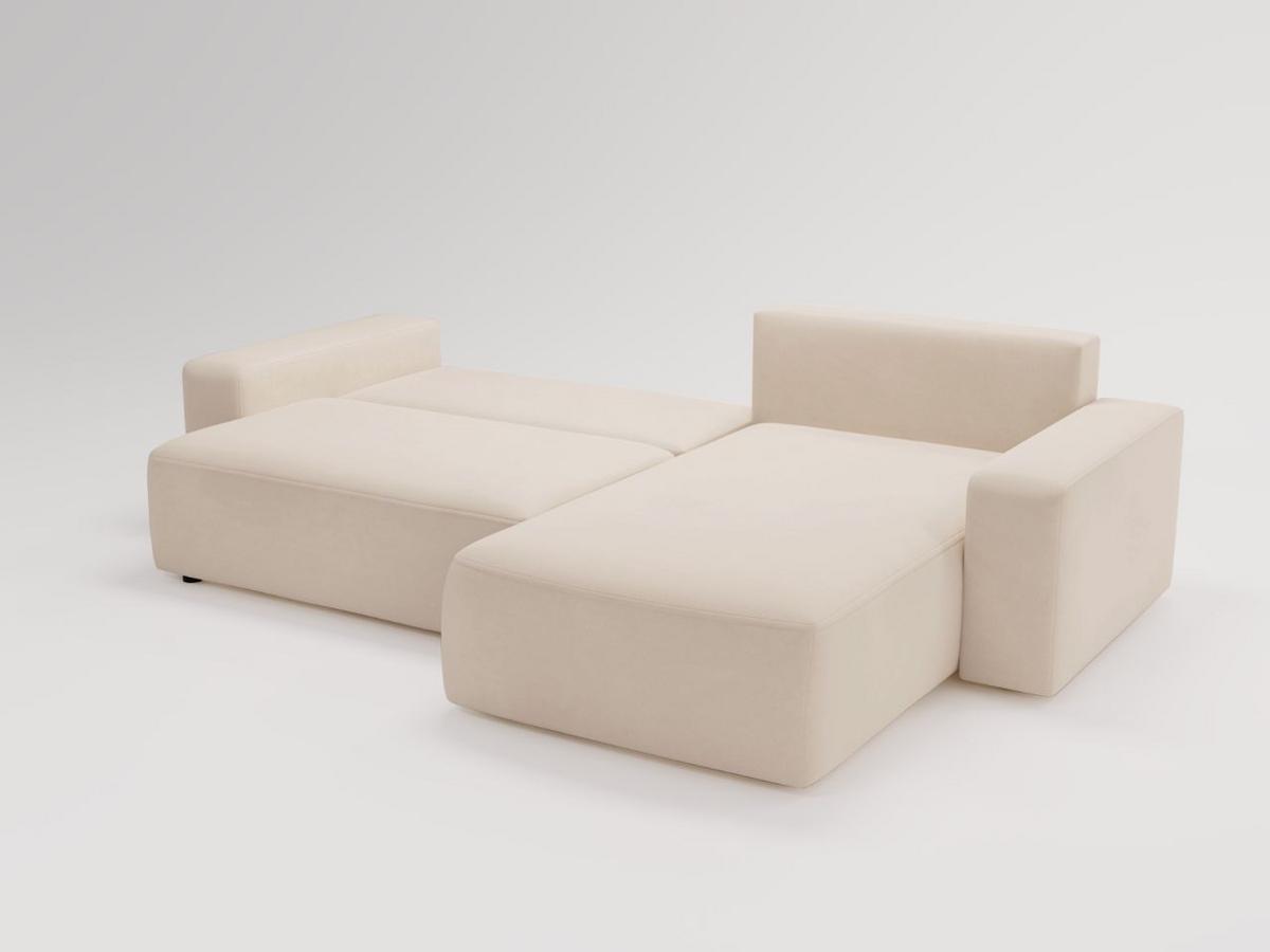 ECKSOFA Tazones Beige Rechts - Beige, Holz/Kunststoff (250/165cm) - Graingold