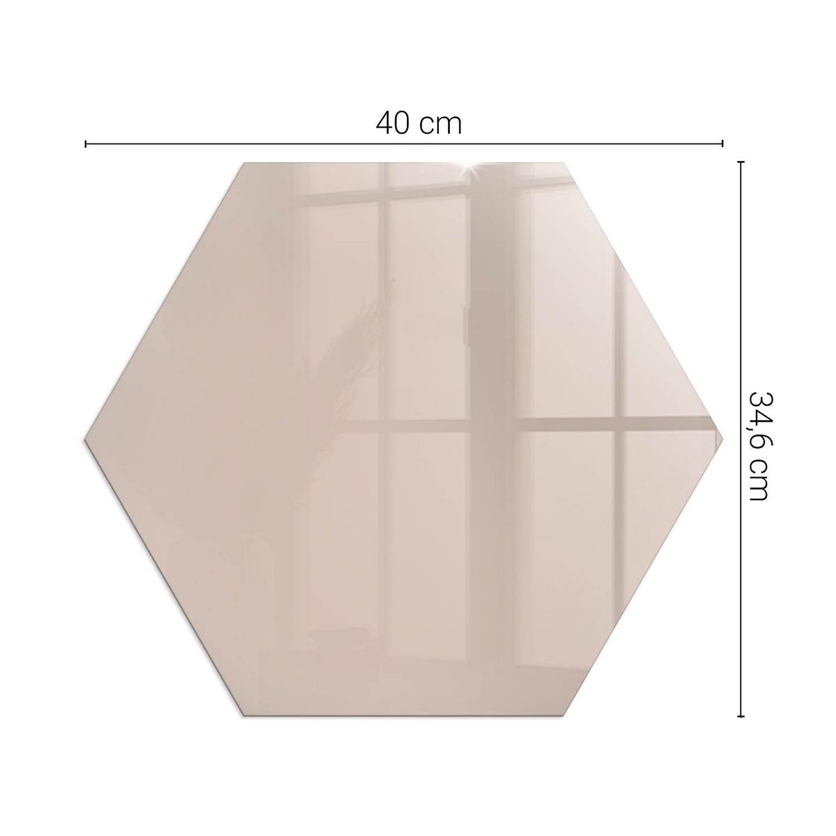 GLASPLATTE für Kamin h40 cm - Orange, Glas (40/40/0.4cm) - TULUP