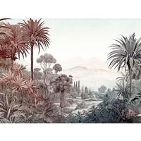 VLIESTAPETE Bunt 371/280 cm - Multicolor/Braun, Textil (371/1cm) - KUNSTLOFT