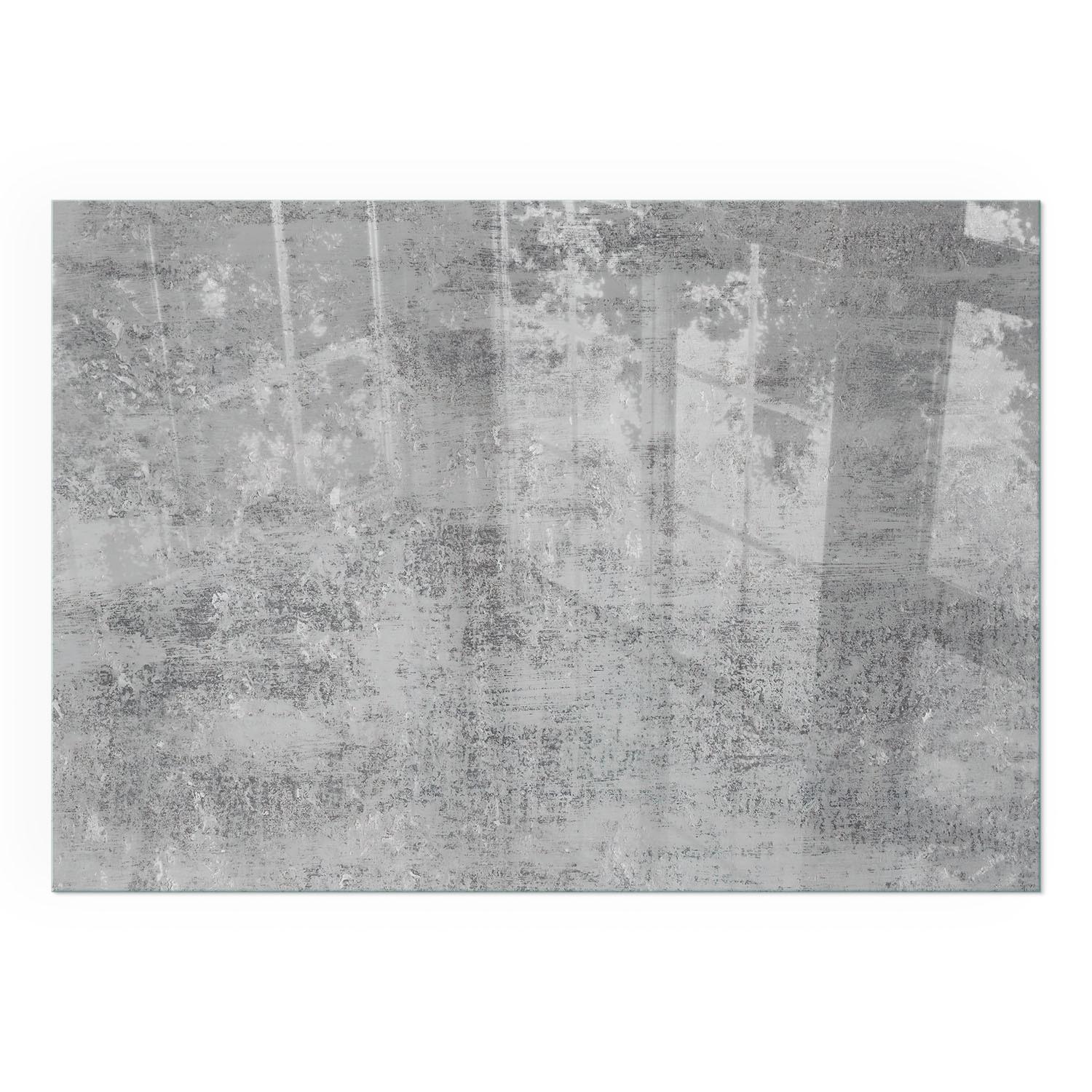 GLASPLATTE für Kamin 100x70 cm - Grau, Glas (100/70/0.4cm) - TULUP