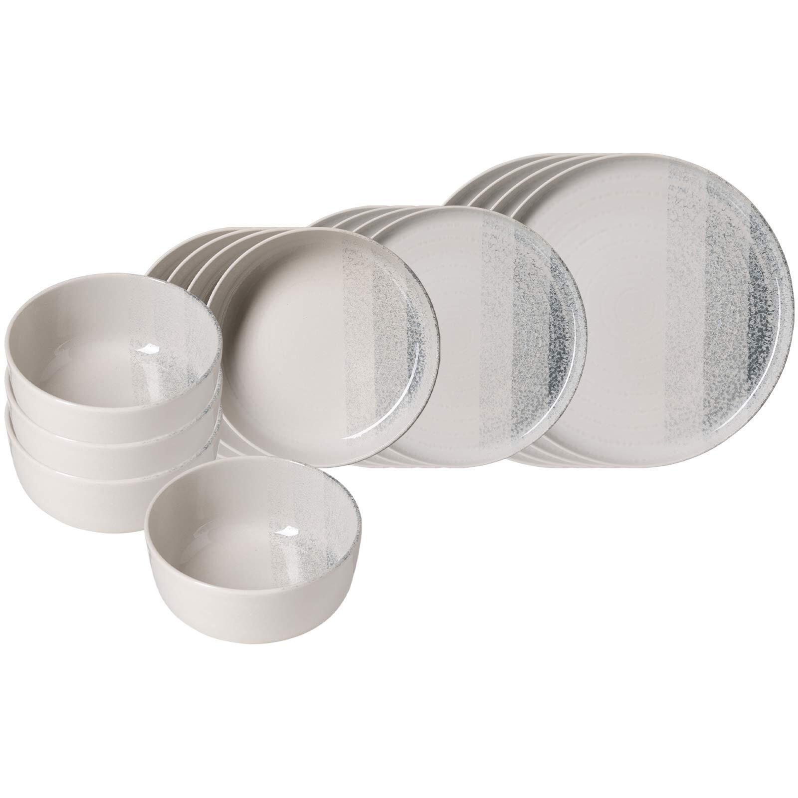 EINSTEIGER-SET Trio Grau 16-tlg. - Grau, Keramik (2/2/2cm) - Ritzenhoff Breker
