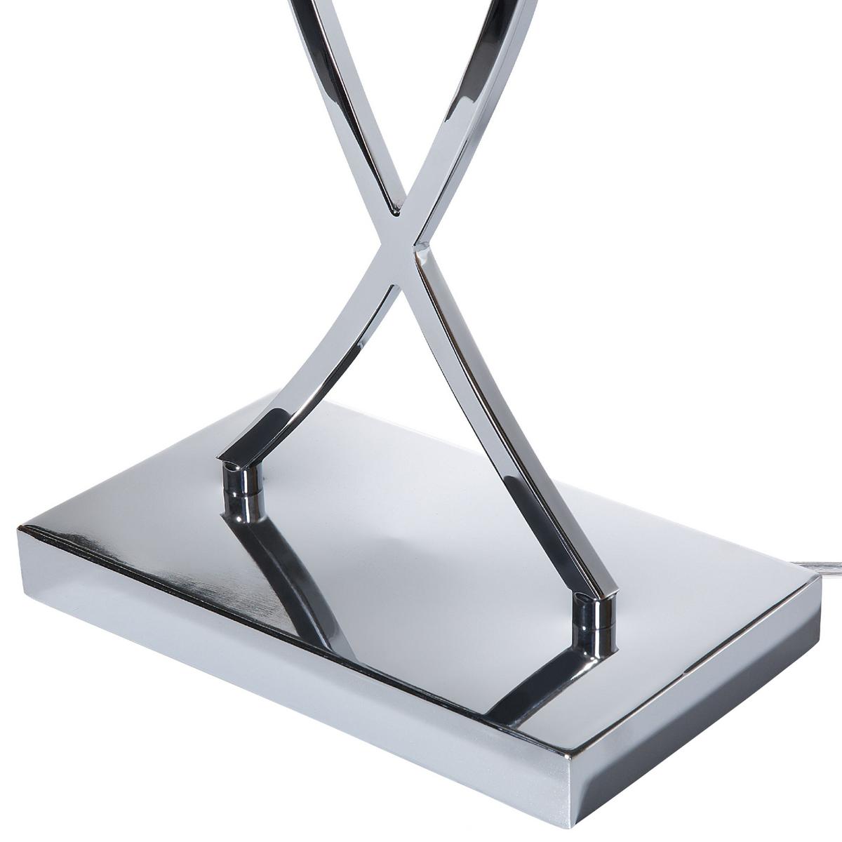 TISCHLAMPE Yasuni 20/32/63 cm - Weiß, Metall (20/32/63cm) - Beliani