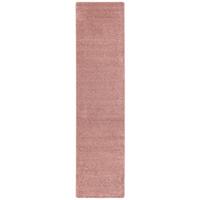 HOCHFLOR VELOURS LÄUFER TEPPICH LUNA - Altrosa, Textil (80/400cm) - Snapstyle