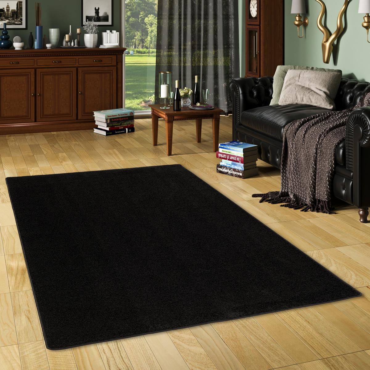HOCHFLOR LANGFLOR TEPPICH COTTAGE - Schwarz, Textil (200/300cm) - Snapstyle