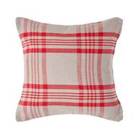 KISSENHÜLLE Schottenkaro 45/45 cm - Rot, Textil (45/45cm) - Homescapes