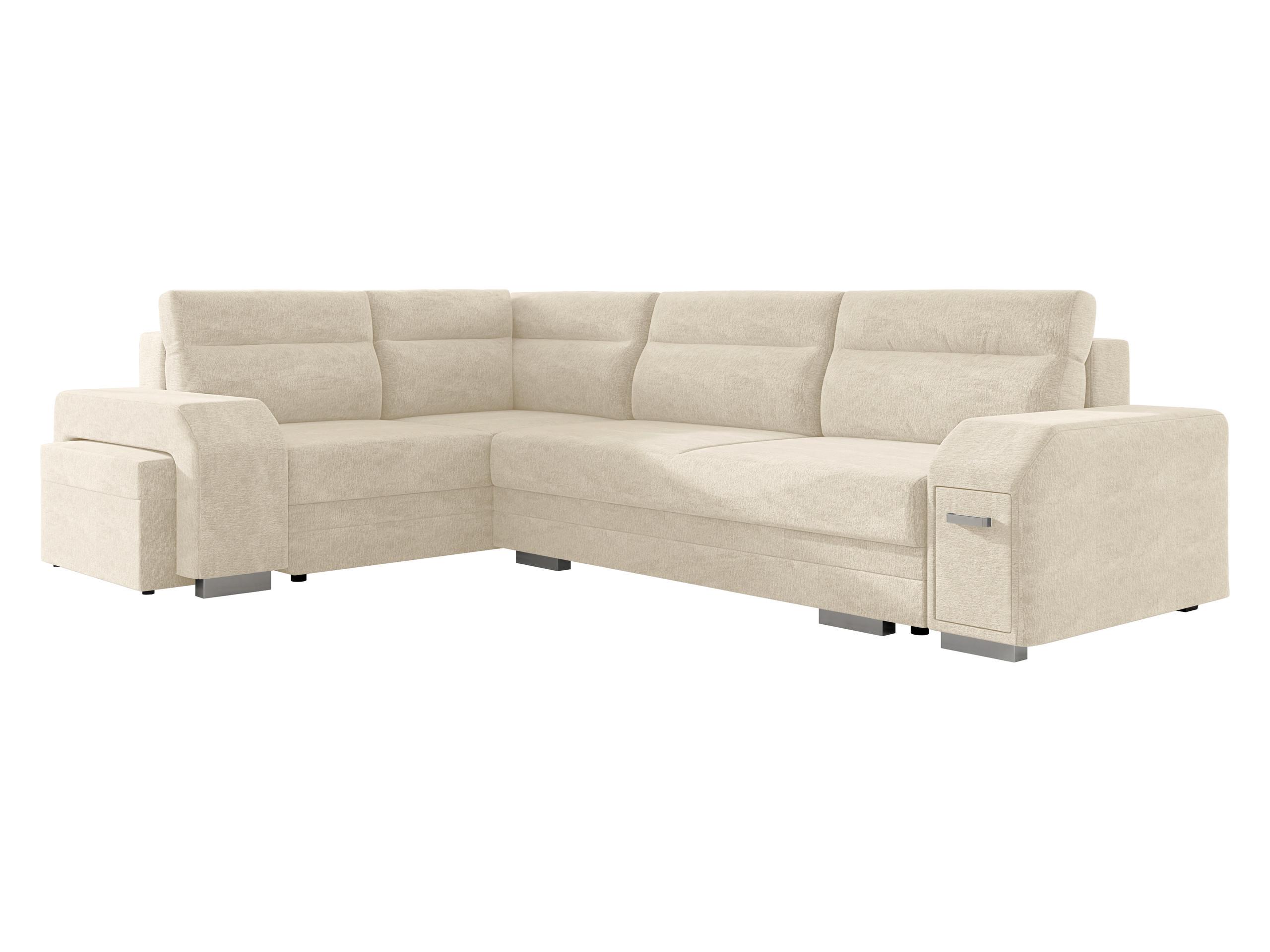 ECKSOFA Alvares, Seite: Links - Creme, Holz/Kunststoff (305/205cm) - MIRJAN24