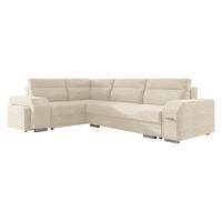 ECKSOFA Alvares, Seite: Links - Creme, Holz/Kunststoff (305/205cm) - MIRJAN24