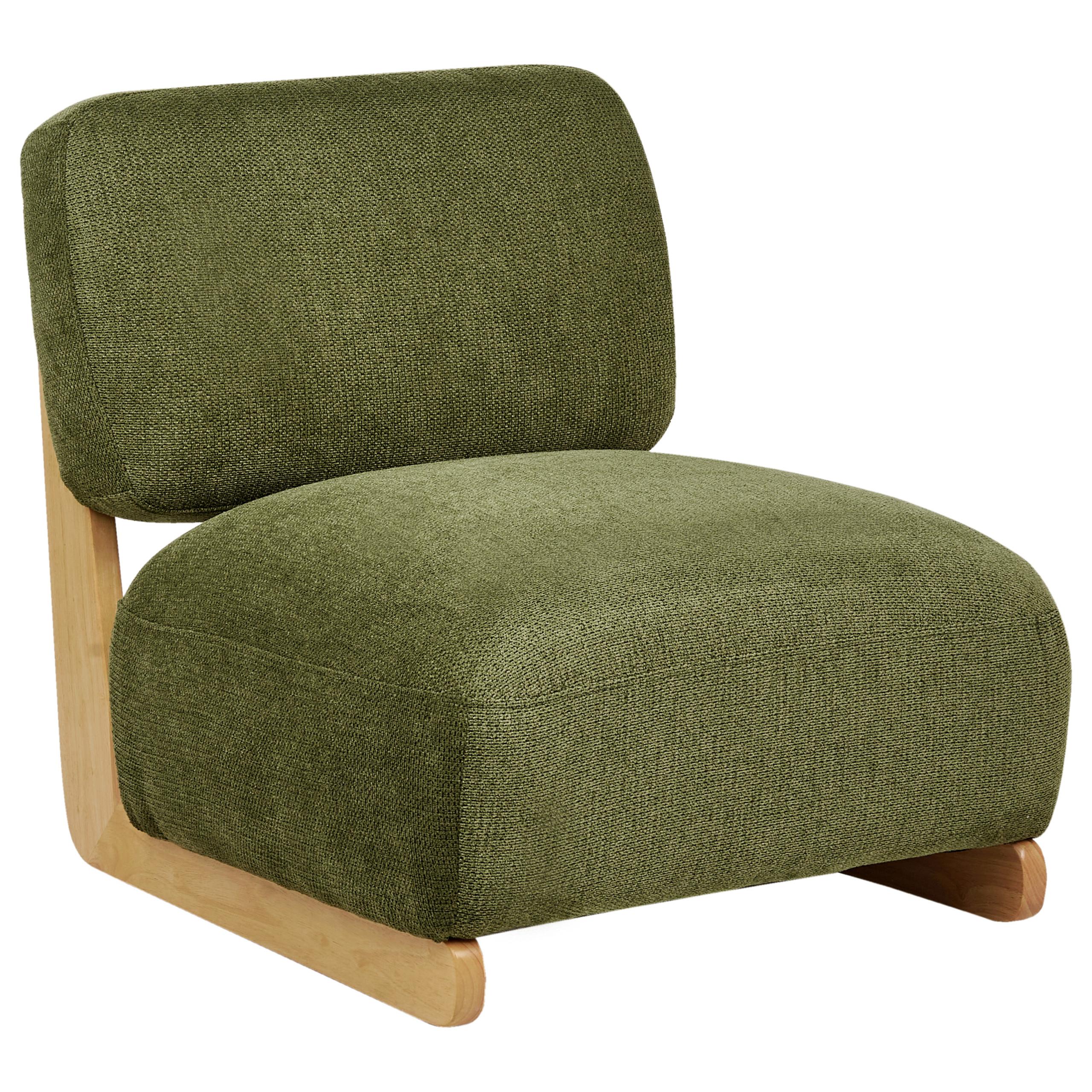 SESSEL Stoff Grün Kokkola - Grün, Textil (66/71/79cm) - Beliani