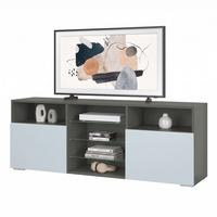 LOWBOARD Granada Front in Denim matt - Pastellblau, Holzwerkstoff (146/54/35cm) - Vladon