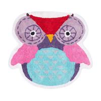 KINDERTEPPICH Eule, Baumwolle 80/70 cm - Multicolor, Textil (70/80cm) - Homescapes