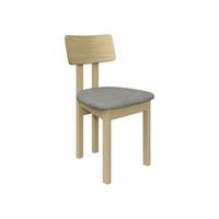 ESSZIMMERSTUHL Divo II - Hellgrau/Sonoma Eiche, Holz/Textil (47/85/48cm) - MIRJAN24