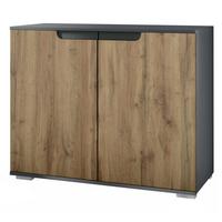 KOMMODE Sylt Eiche Wotan - Eiche Wotan, Holzwerkstoff (92.5/75.5/35cm) - Vladon