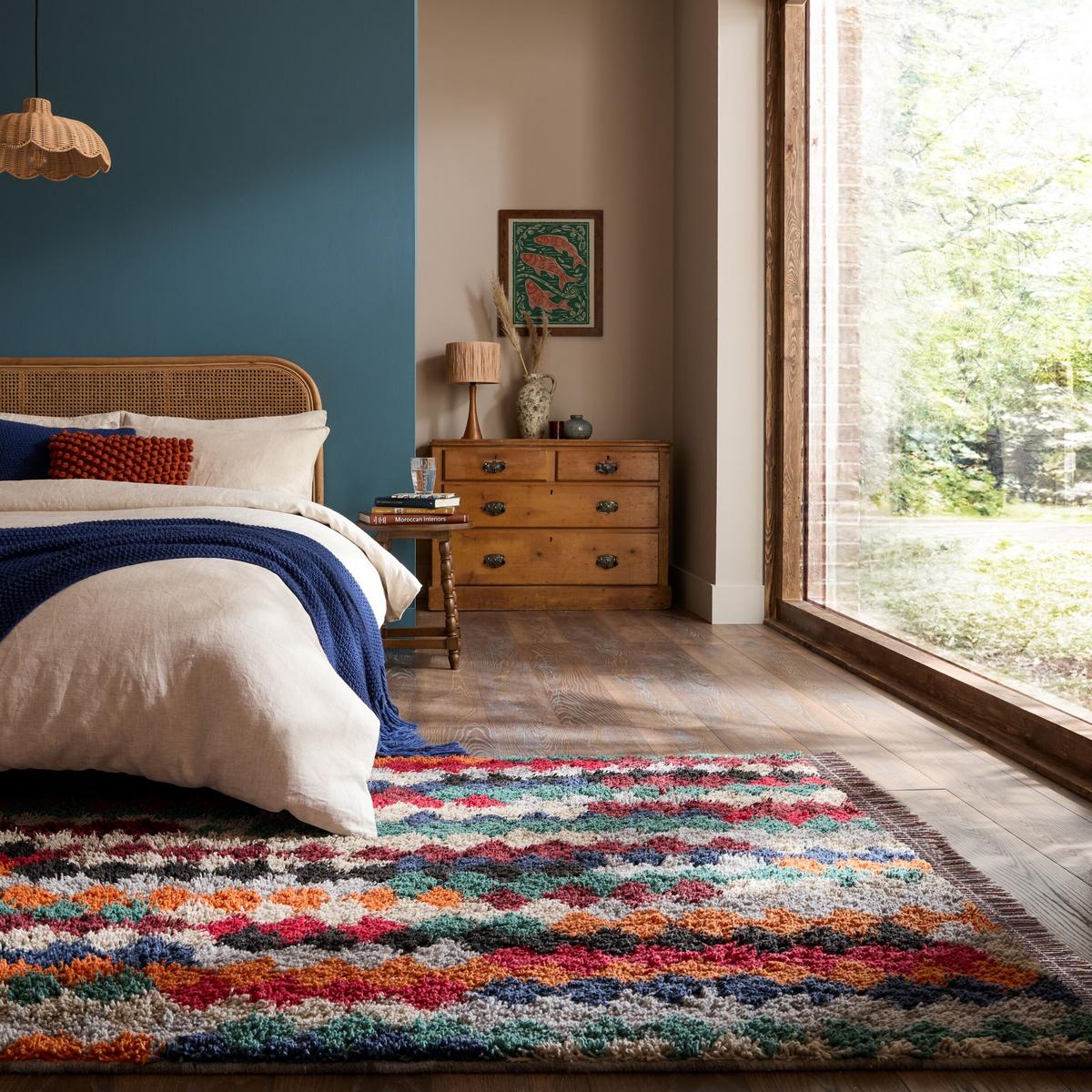 HOCHFLORTEPPICH mit Fransen TAFRAUT, im Berber-Stil, aus Polyester, Bunt, 200 x 300 cm - Multicolor, Textil (300/200cm) - KADIMA DESIGN