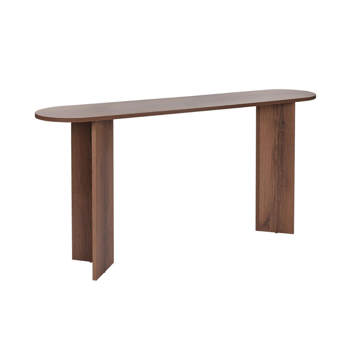 KONSOLE mit zwei Beinen SIRA 150/35/75 cm - Naturfarben, Holzwerkstoff (46/35/75cm) - Calicosy
