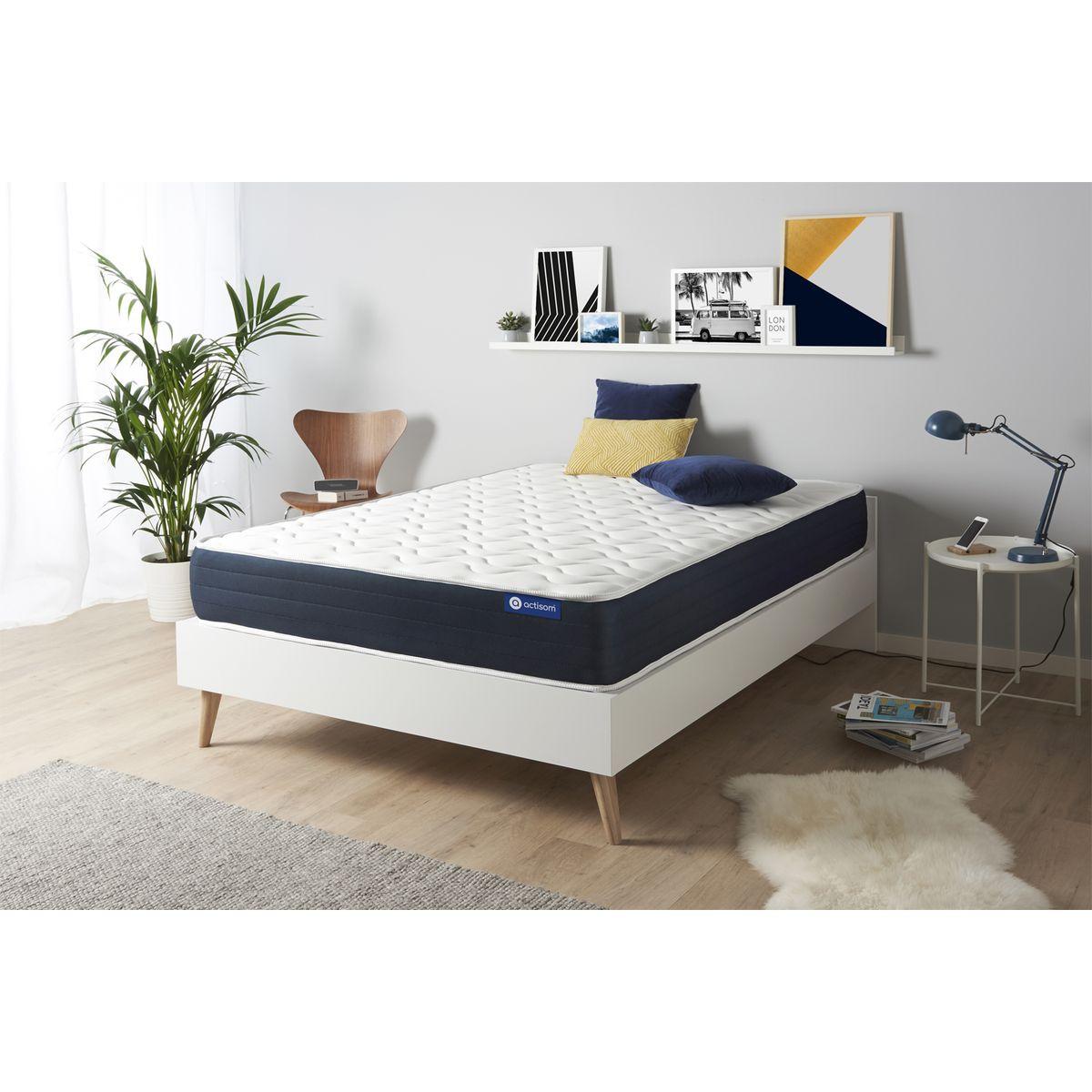 MATRATZE Actimemo sleep Memory-Schaum 135 x 200 cm h1 - Weiß, Textil (135/200cm) - ACTISOM