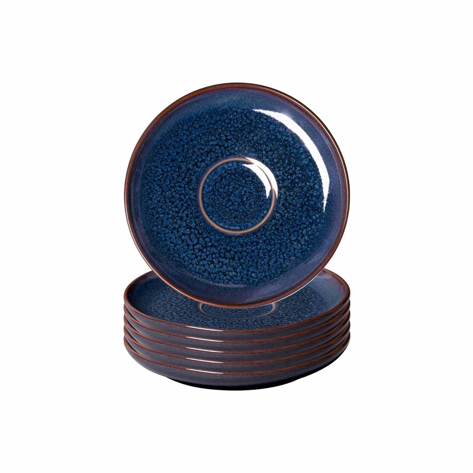 ESPRESSOUNTERTASSEN Crafted Denim blau ø 11,8 cm 6er Set - Blau, Keramik (11.8cm) - like.Villeroy & Boch