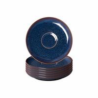 ESPRESSOUNTERTASSEN Crafted Denim blau ø 11,8 cm 6er Set - Blau, Keramik (11.8cm) - like.Villeroy & Boch