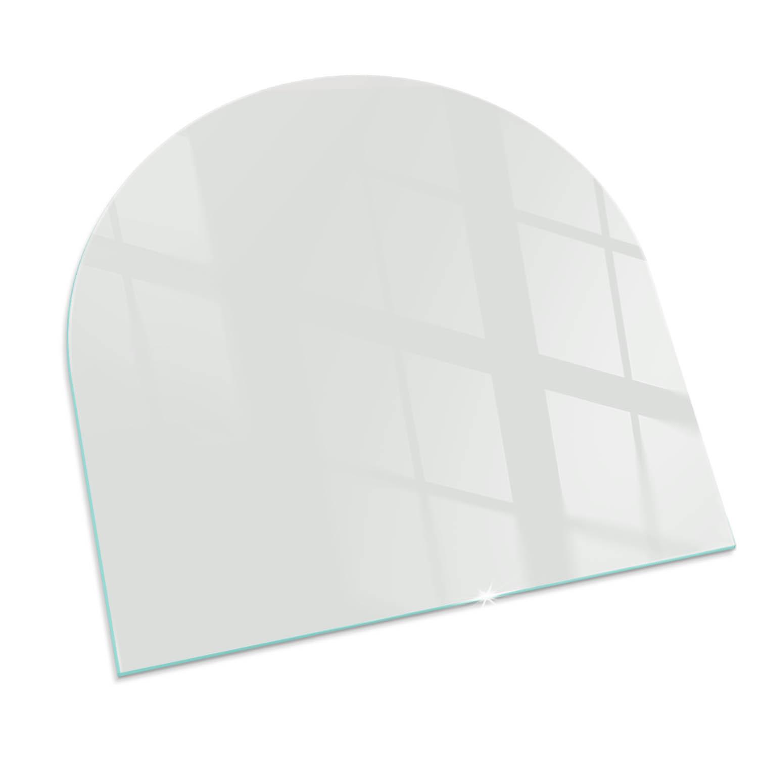 GLASPLATTE für Kamin 100x100 cm - Grau, Glas (100/100/0.4cm) - TULUP