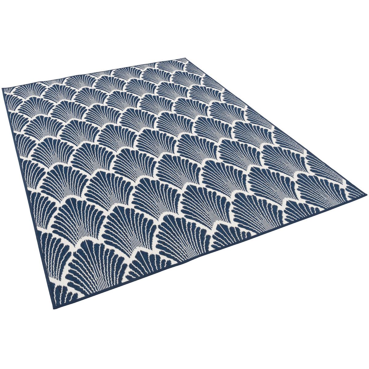 IN- UND OUTDOOR TEPPICH BEIDSEITIG CAPE COD MODERN - Blau, Textil (133/190cm) - Pergamon