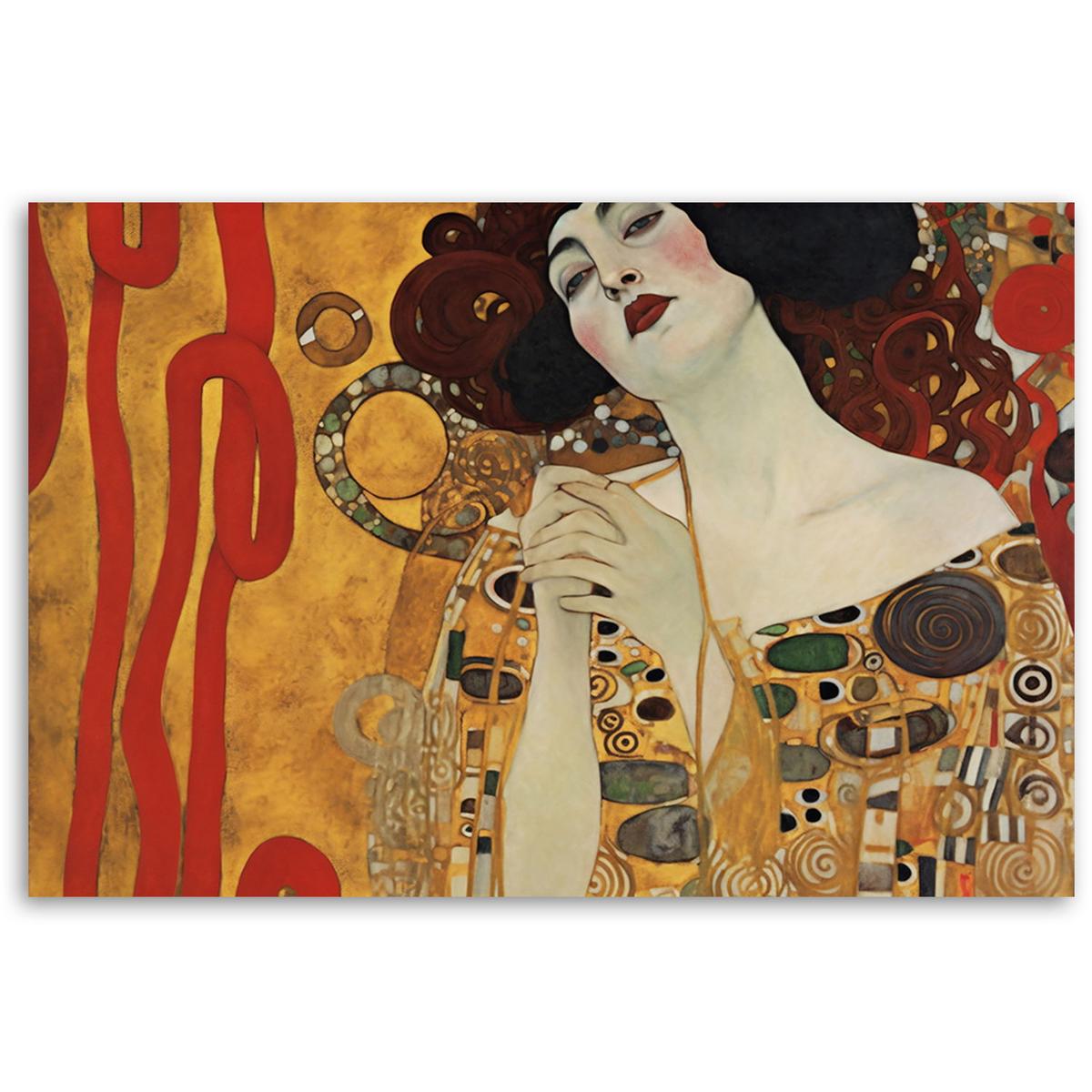 KUNSTDRUCK Gold 100/70 cm - Goldfarben, Textil (100/70cm) - KUNSTLOFT