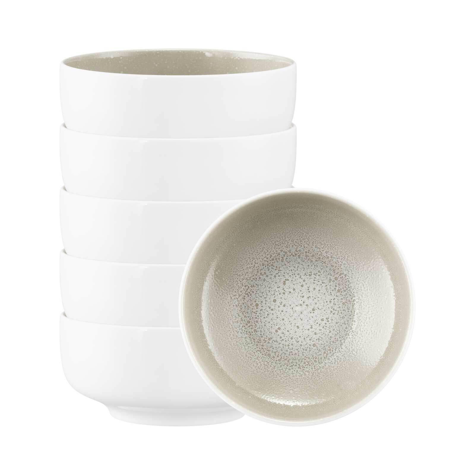 MÜSLISCHALEN Sento Home Aura cream ø 15,4 cm 6er Set - Creme, Keramik (15.4cm) - Seltmann Weiden