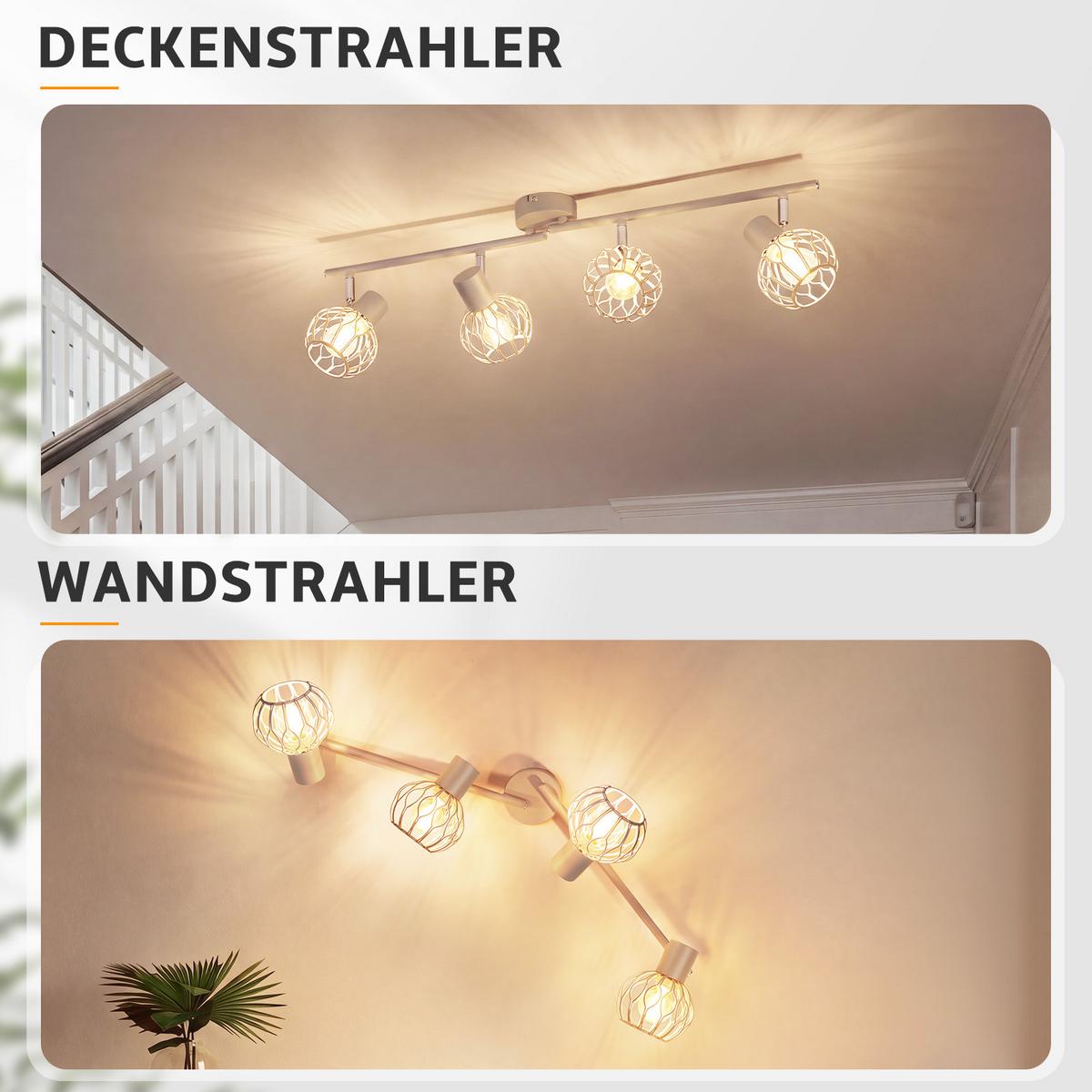 DECKENSTRAHLER Myxvin 70/10/18 cm - Grau, Metall (70/10/18cm) - ZMH