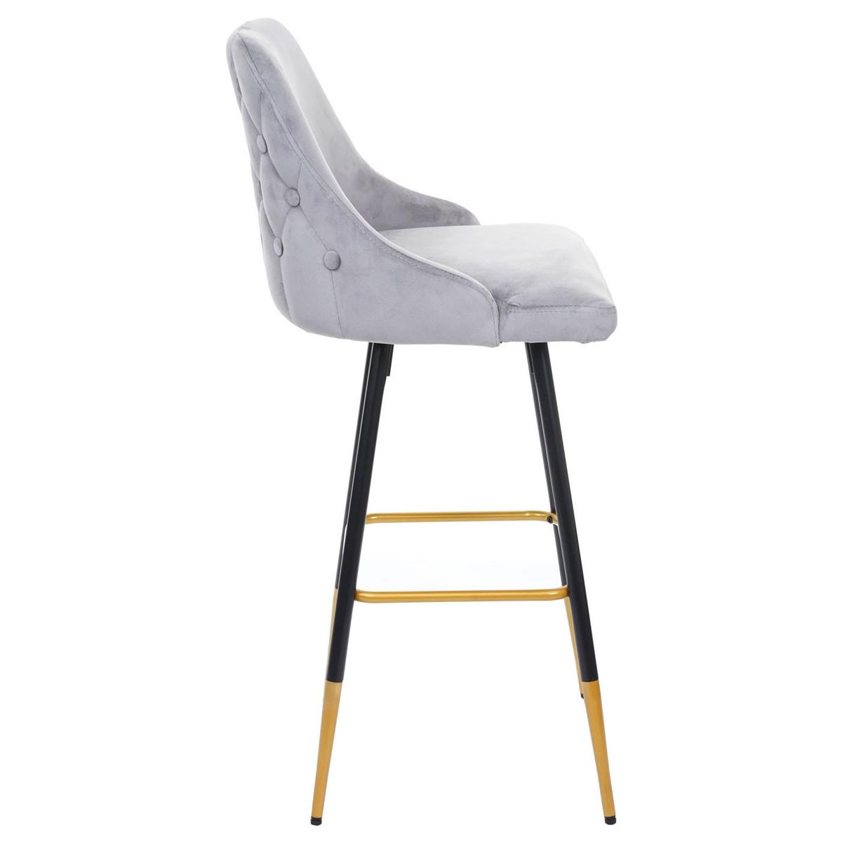 BARHOCKER Grau 2er-Set - Grau, Textil (47/110/50cm) - MCW