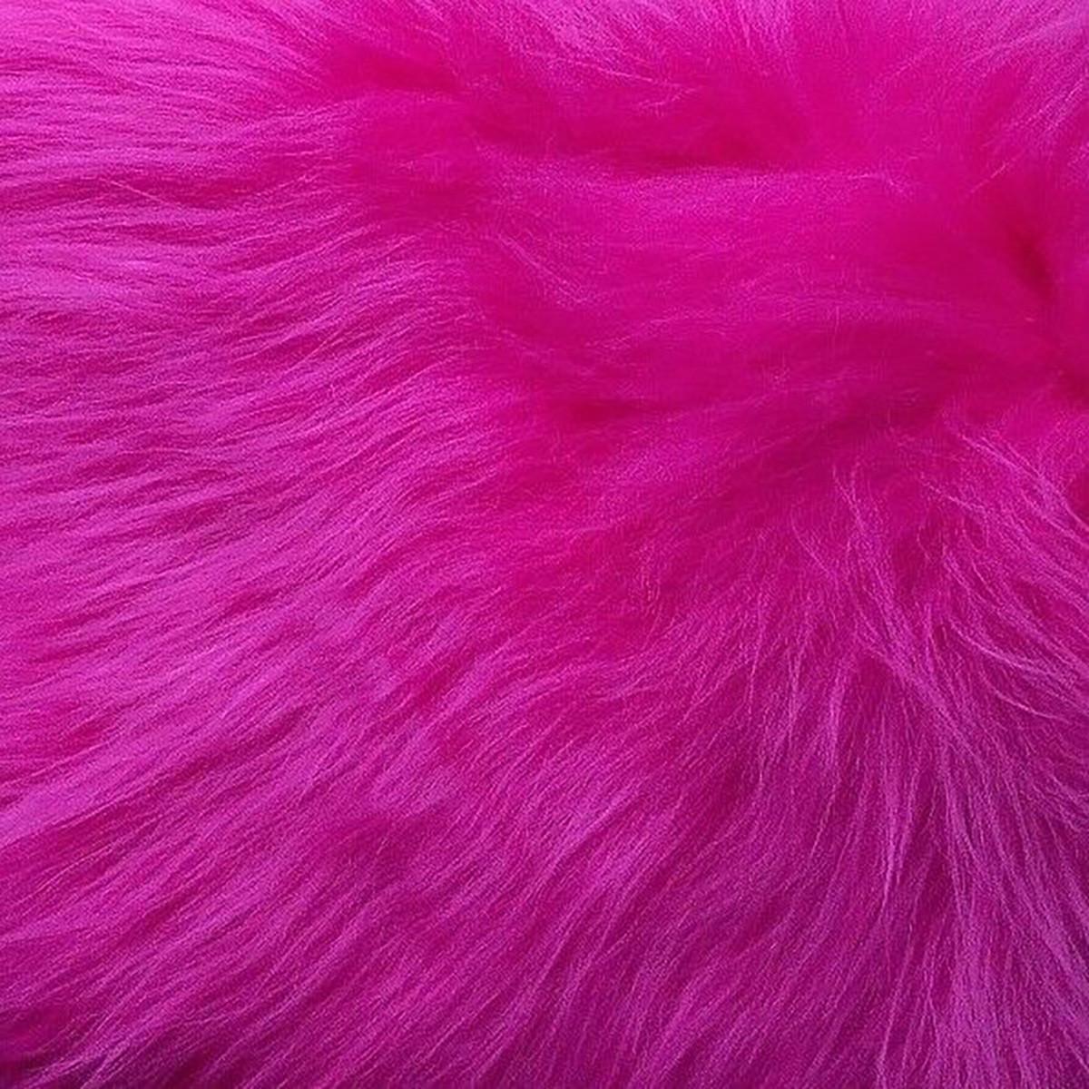 SCHAFFELL Islandfell Fuchsia Pink Langwollig ca. 110 cm - Pink, Fell (65/110cm) - Provellus