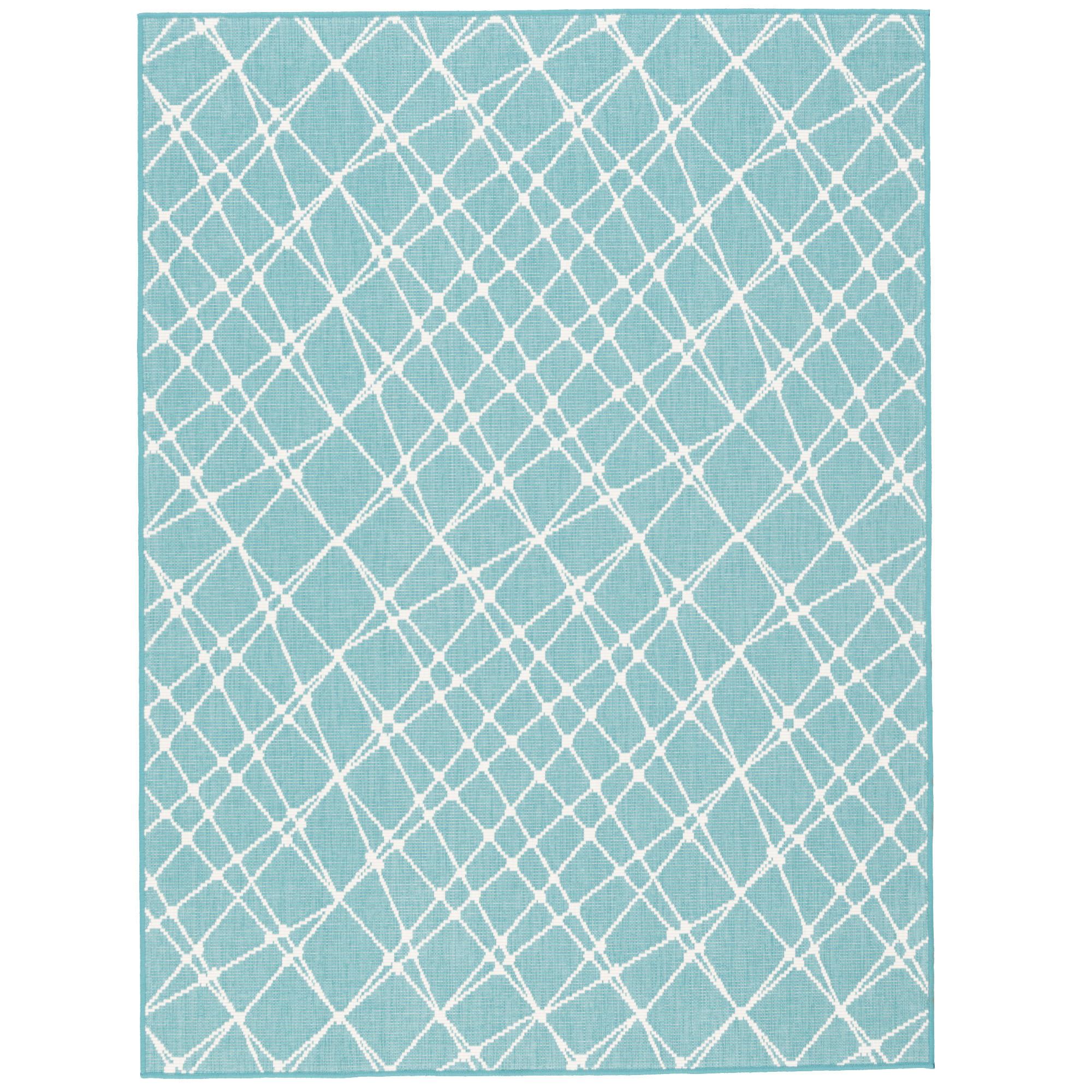 IN- UND OUTDOOR TEPPICH BEIDSEITIG CAPE COD STREIFEN - Mintgrün, Textil (120/160cm) - Pergamon
