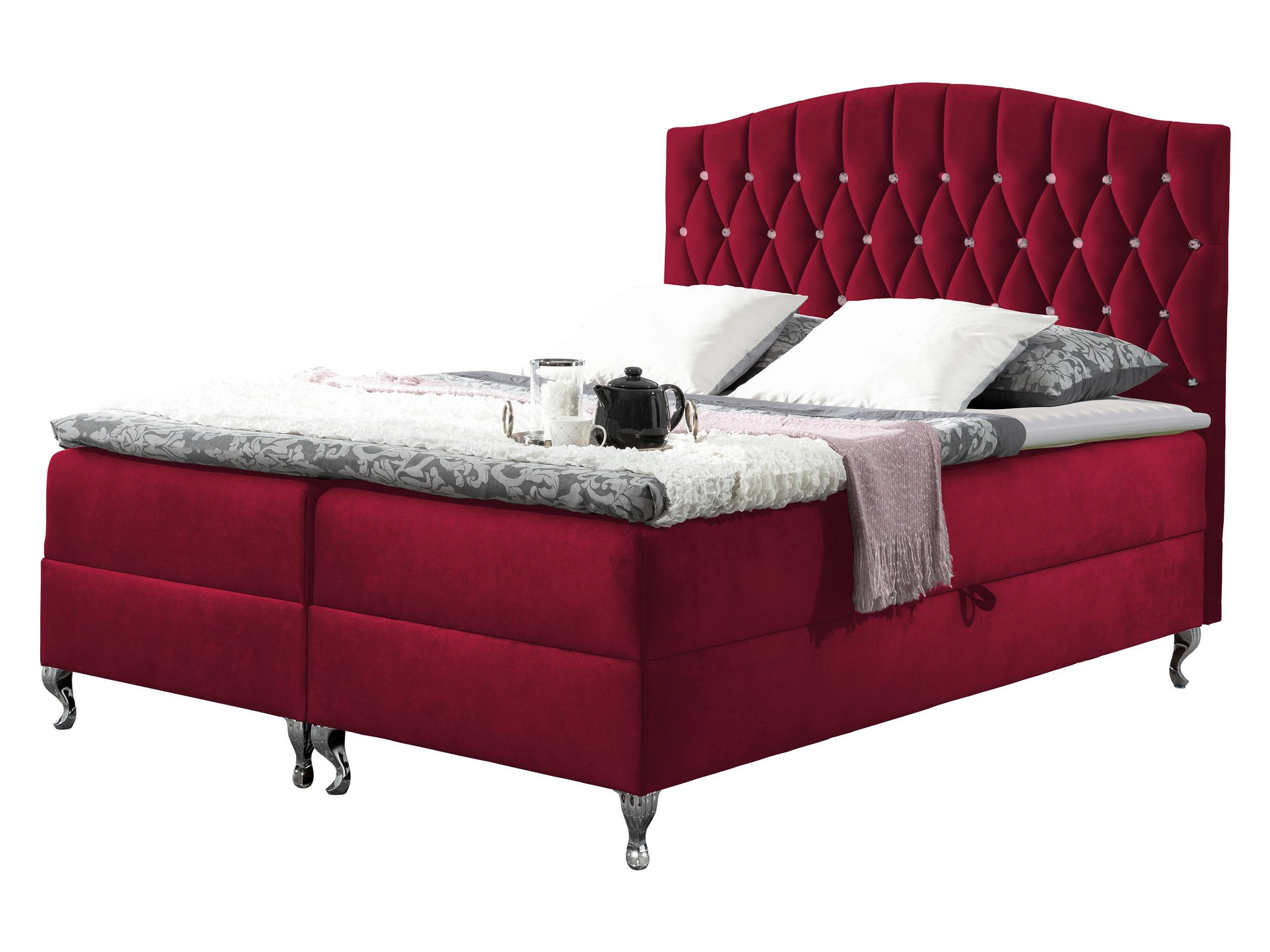 BOXBETT Puerto - H3 - Rot, Holz (180/200cm) - MIRJAN24