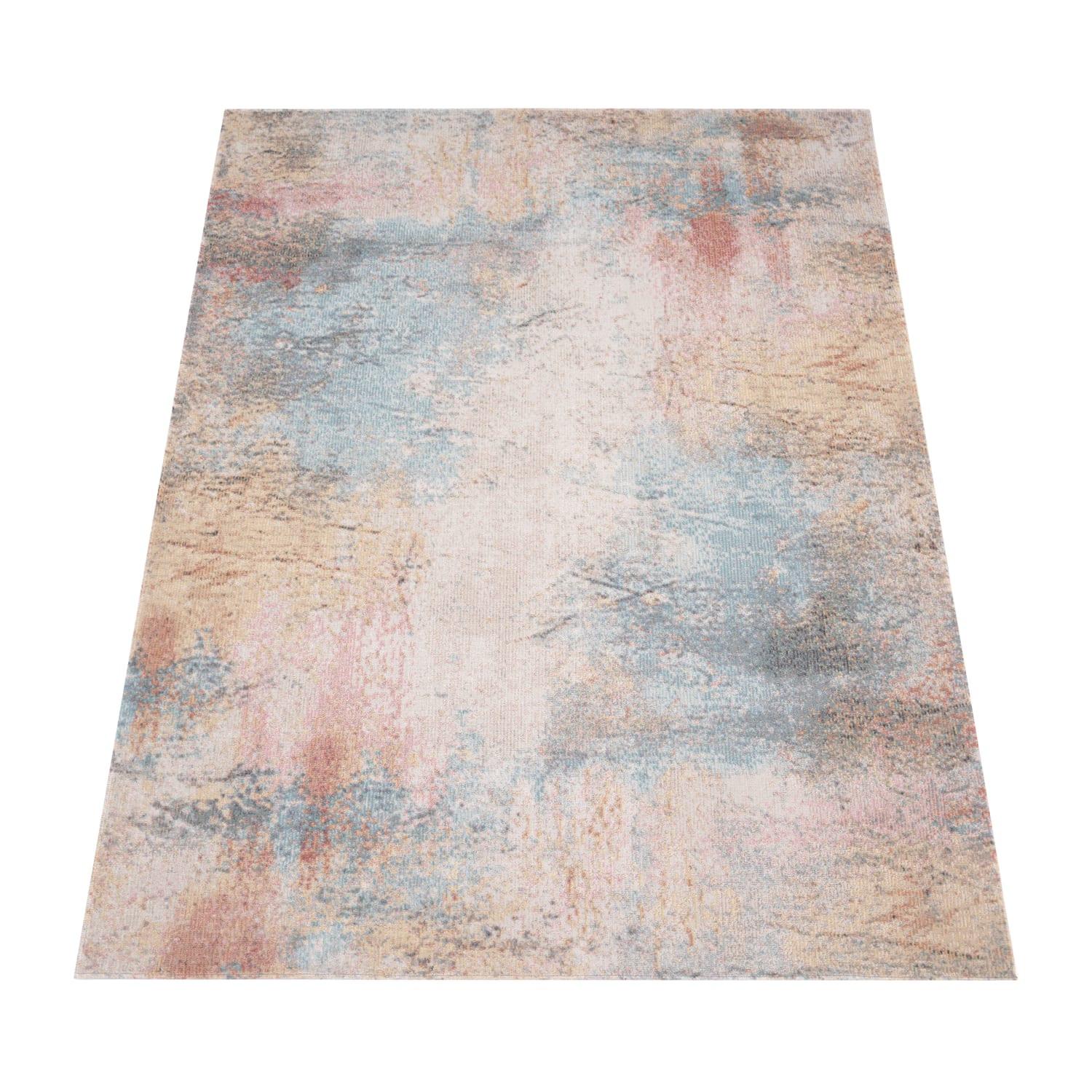 OUTDOORTEPPICH, abstrakt, Florhöhe 2 mm, Mehrfarbig, 60 x 100 cm - Multicolor, Textil (100/60cm) - KADIMA DESIGN