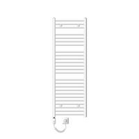 BADHEIZKÖRPER elektrisch Sahara 500x1500 mm Weiß gerade mit Heizstab 1200W - Weiß, Metall (3/150/50cm) - LuxeBath