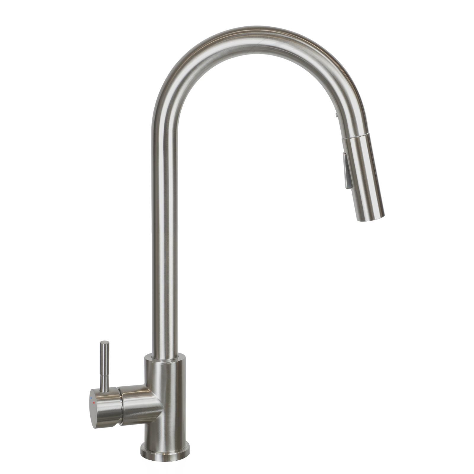 KÜCHENARMATUR GLAUBE 42/5/42 cm - Silberfarben, Metall (5/42/42cm) - Nettlife