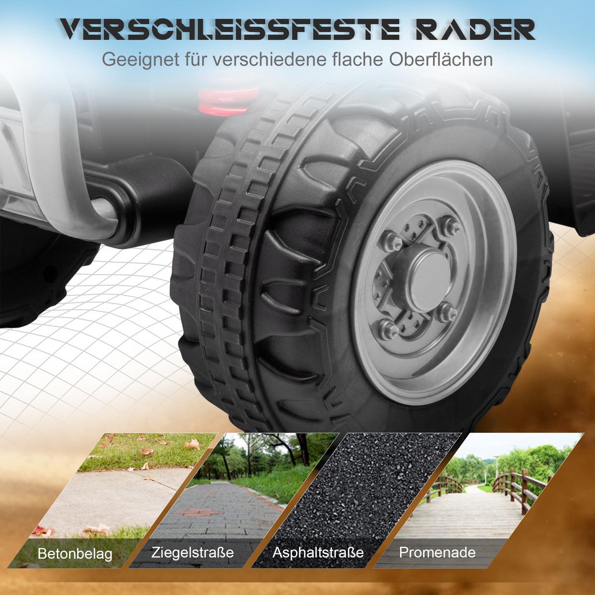 ELEKTRO-QUAD Miniquad Kinder Elektro ATV Kinderquad ab 18 Monaten Schwarz - Schwarz, Kunststoff (65.5/38.5/43.5cm) - AIYAPLAY