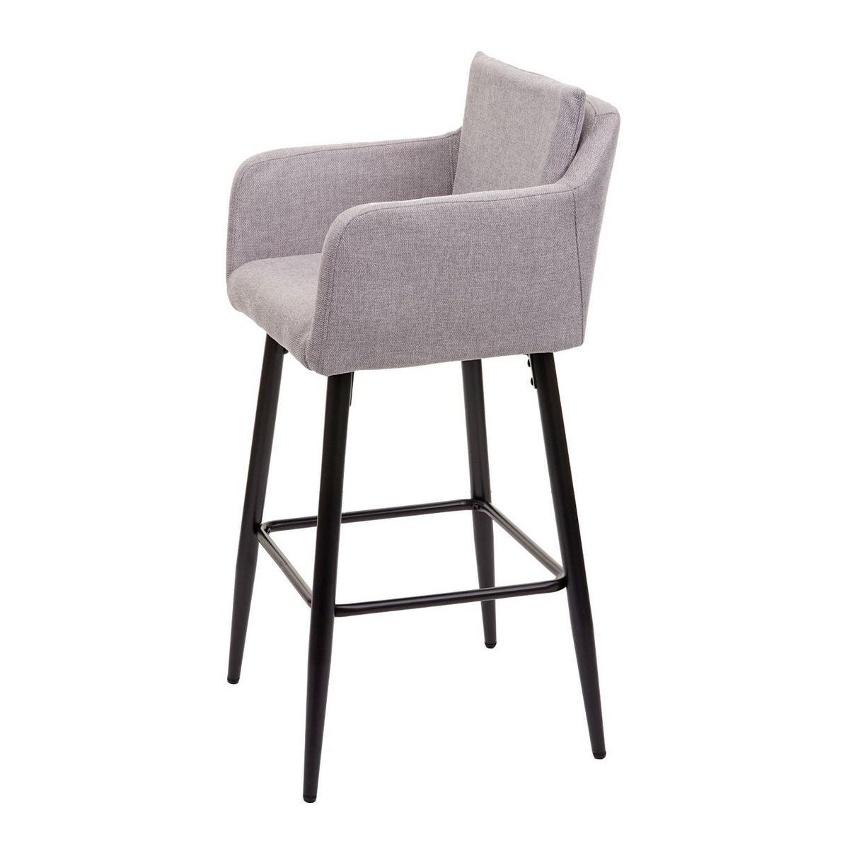 BARHOCKER Grau 2er-Set - Grau, Textil (54/105/53cm) - MCW