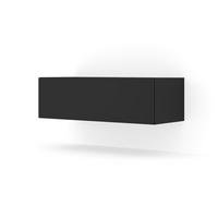 TV-MÖBEL Bali Mattschwarz - Schwarz, Holzwerkstoff (100/30/40cm) - Petits-meubles