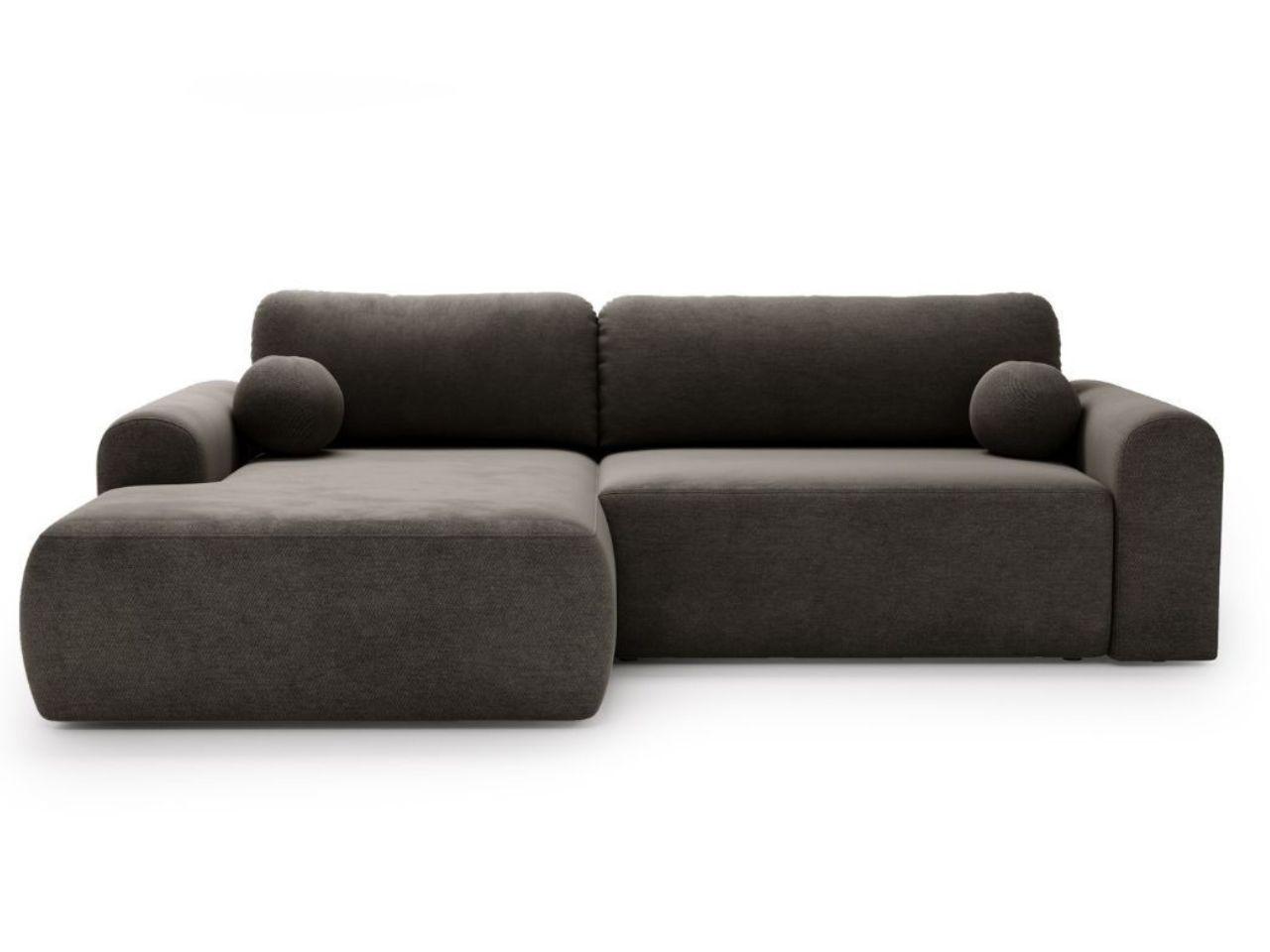 ECKSOFA Savana Grau Links - Grau, Holz/Textil (257/177cm) - Graingold