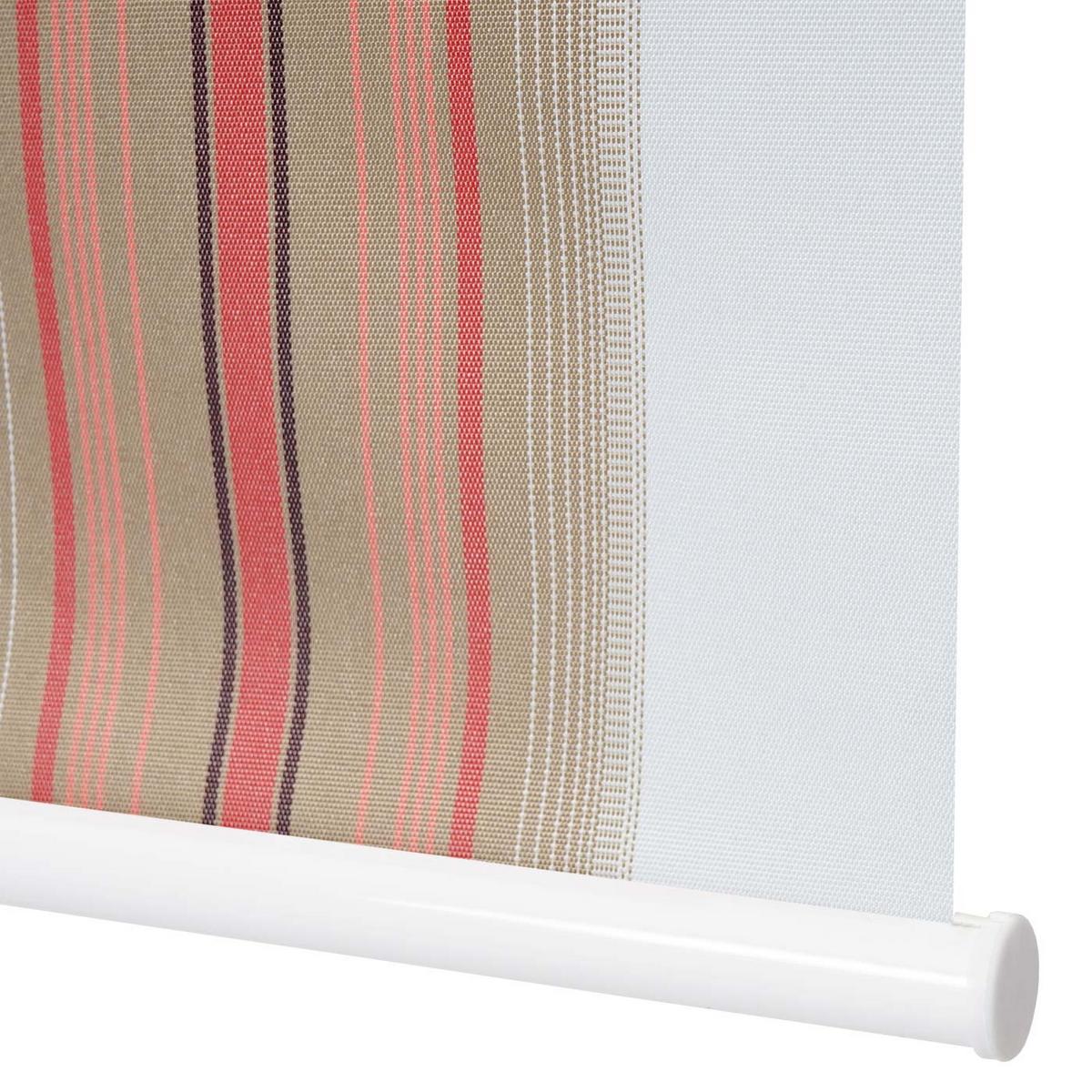 ROLLO Weiß, Rot, Beige - Beige/Rot, Textil (90/160/7cm) - MCW