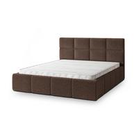 POLSTERBETT COMO 180x200 cm mit Bettkästen - Braun - Braun, Holz (180/200cm) - MASSENO