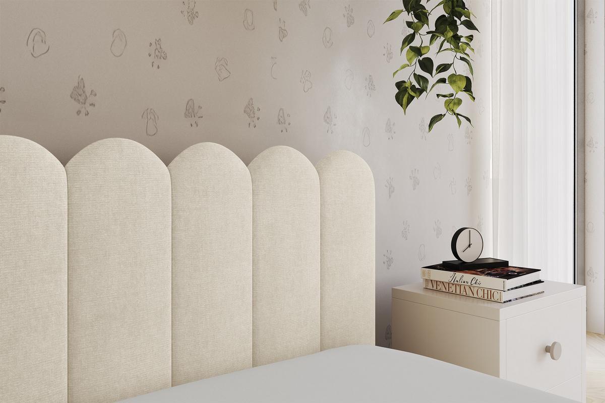 EINZELLBETT Jugendbett mit Bettkasten und Matratze H3/H4, Links - ARTY 100x200 Beige - Beige, Holzwerkstoff/Textil (100/200cm) - ALTDECOR